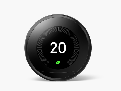 Google nest learning thermostat black