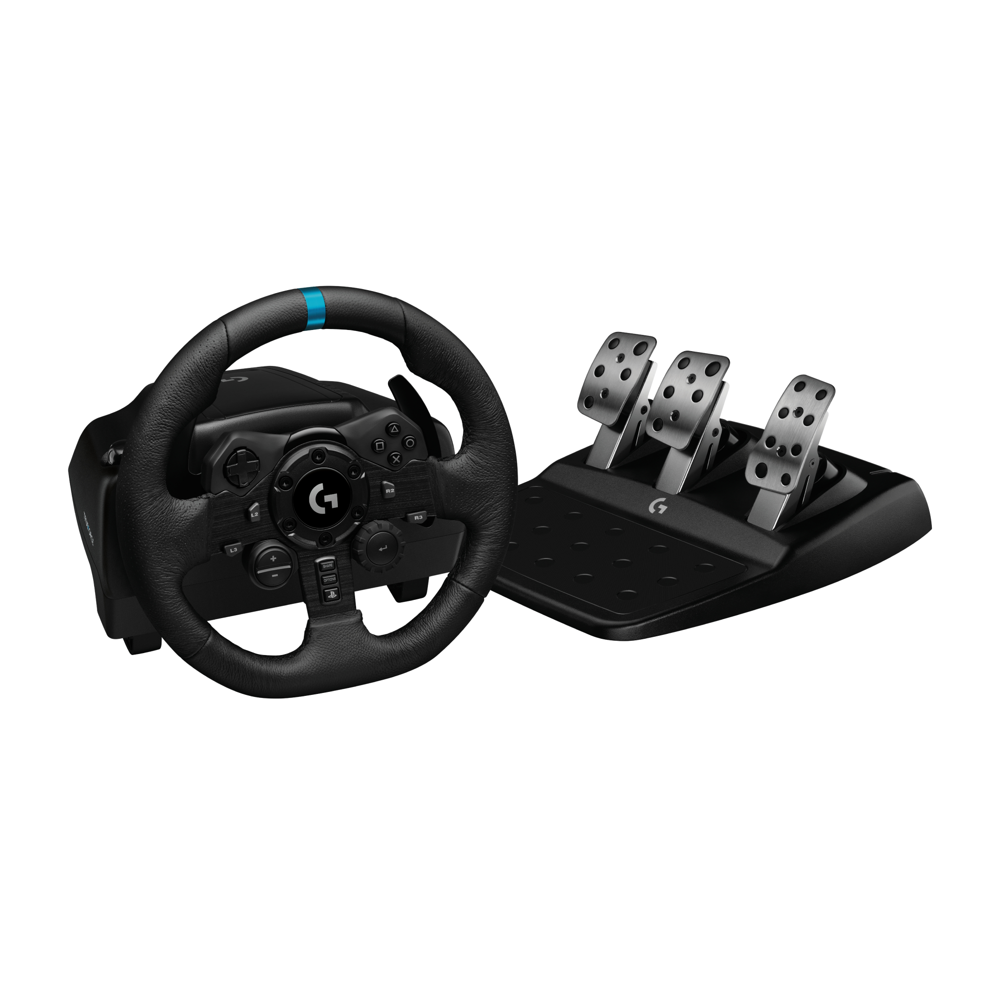 Logitech G G923 Zwart USB 2.0 Stuurwiel + pedalen Analoog/digitaal PC, PlayStation 4, PlayStation 5