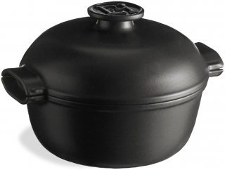 Ronde Cocotte EMILE HENRY EH776620 Delight Zwart 2L