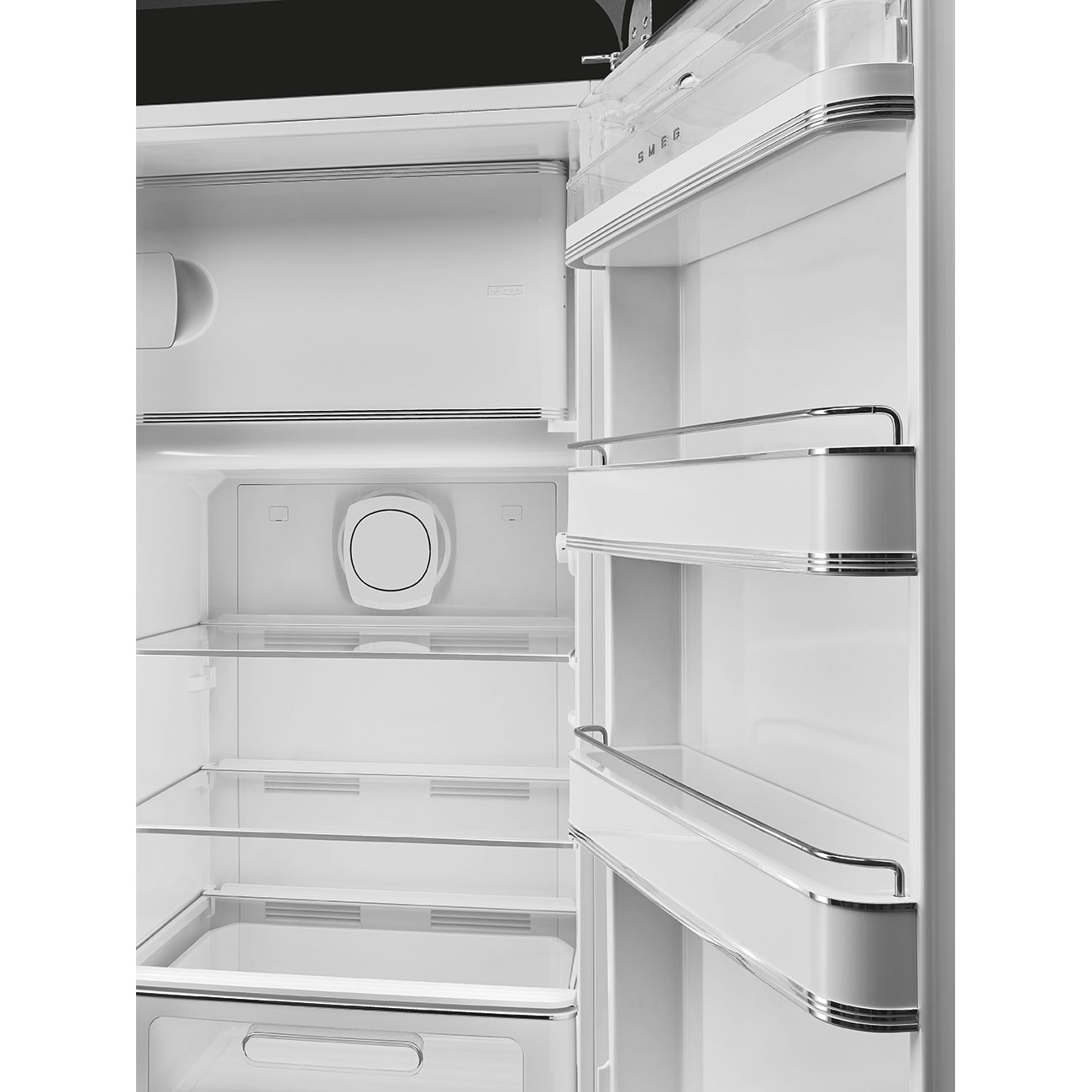 Smeg FAB28RBL5 combi-koelkast Vrijstaand 270 l D Zwart