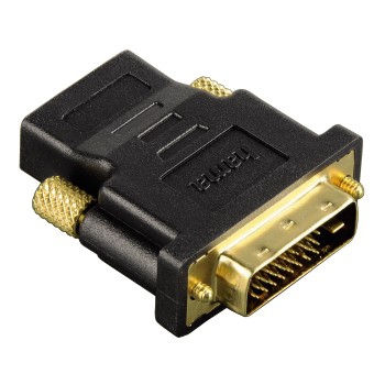 Hama 75034035 tussenstuk voor kabels HDMI DVI-D Zwart