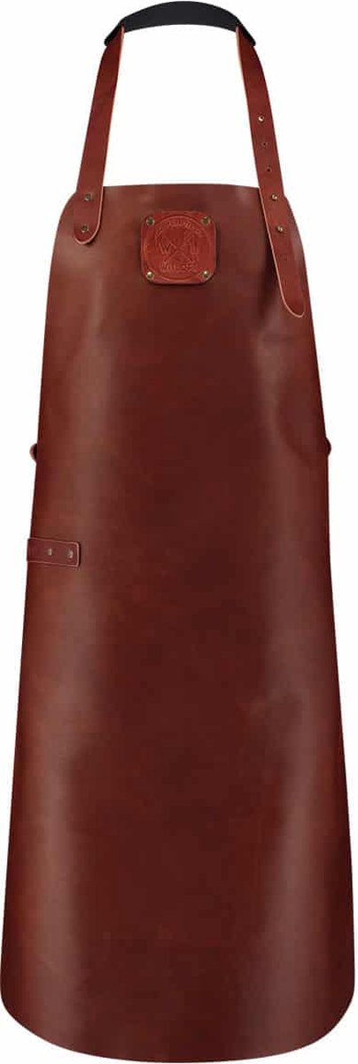 Lederen schort WITLOFT WL-ARU-06 Cognac L