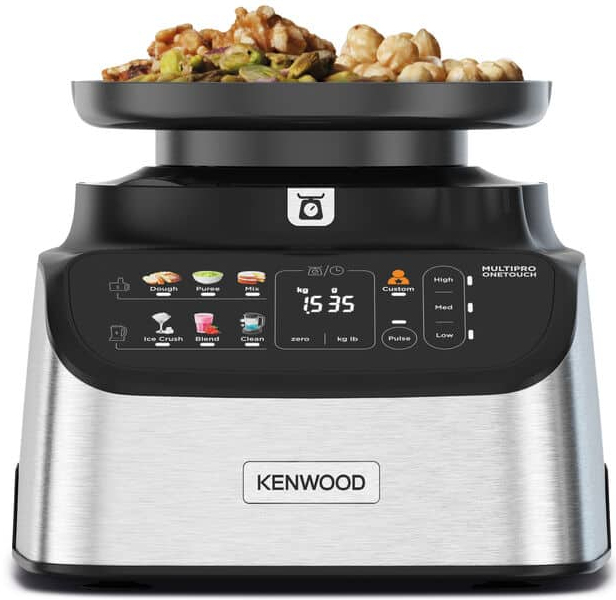 Kenwood MultiPro OneTouch keukenmachine 1000 W 3 l Zwart, Roestvrijstaal Ingebouwde weegschalen