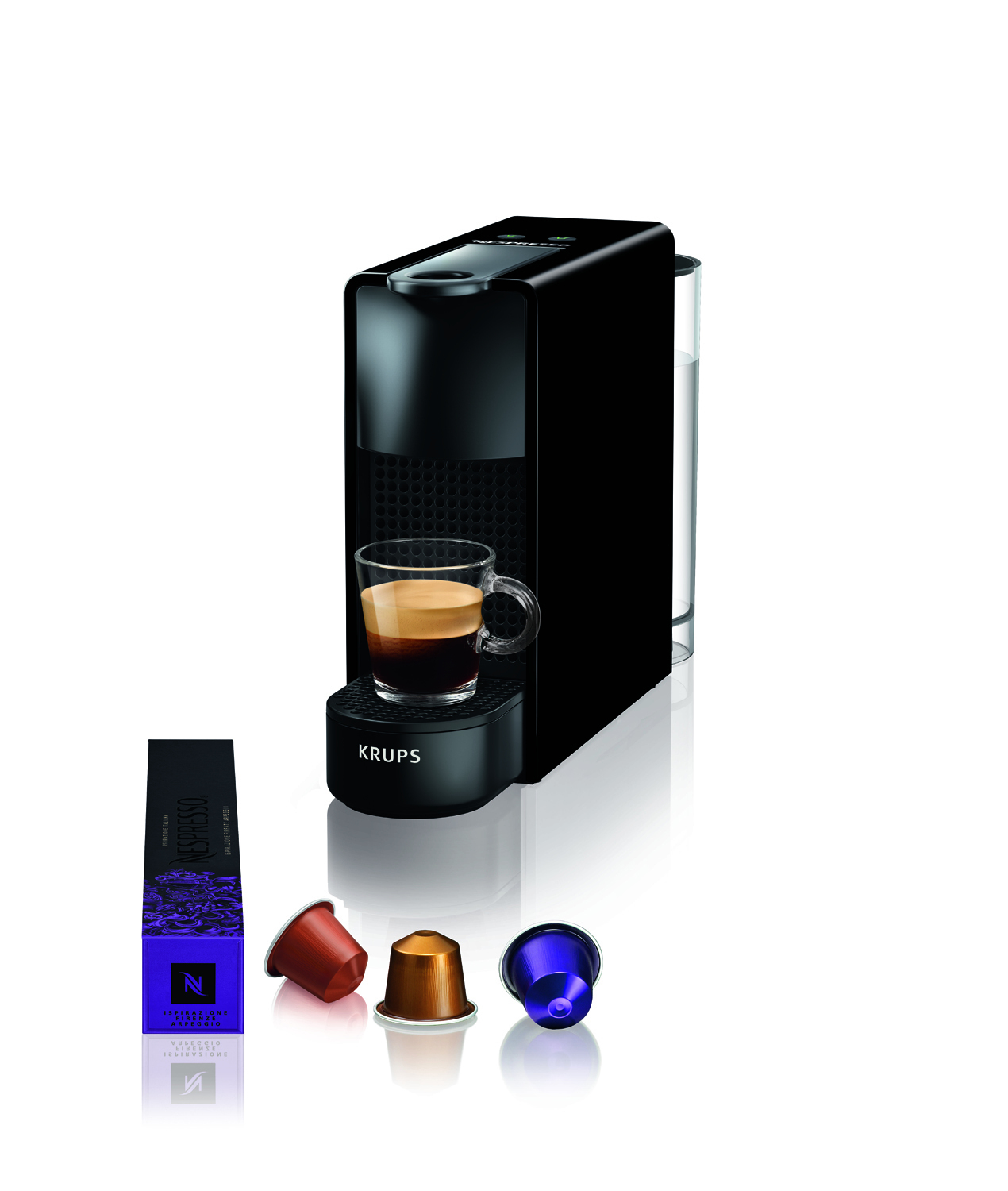 Krups nespresso essenza mini piano zwart