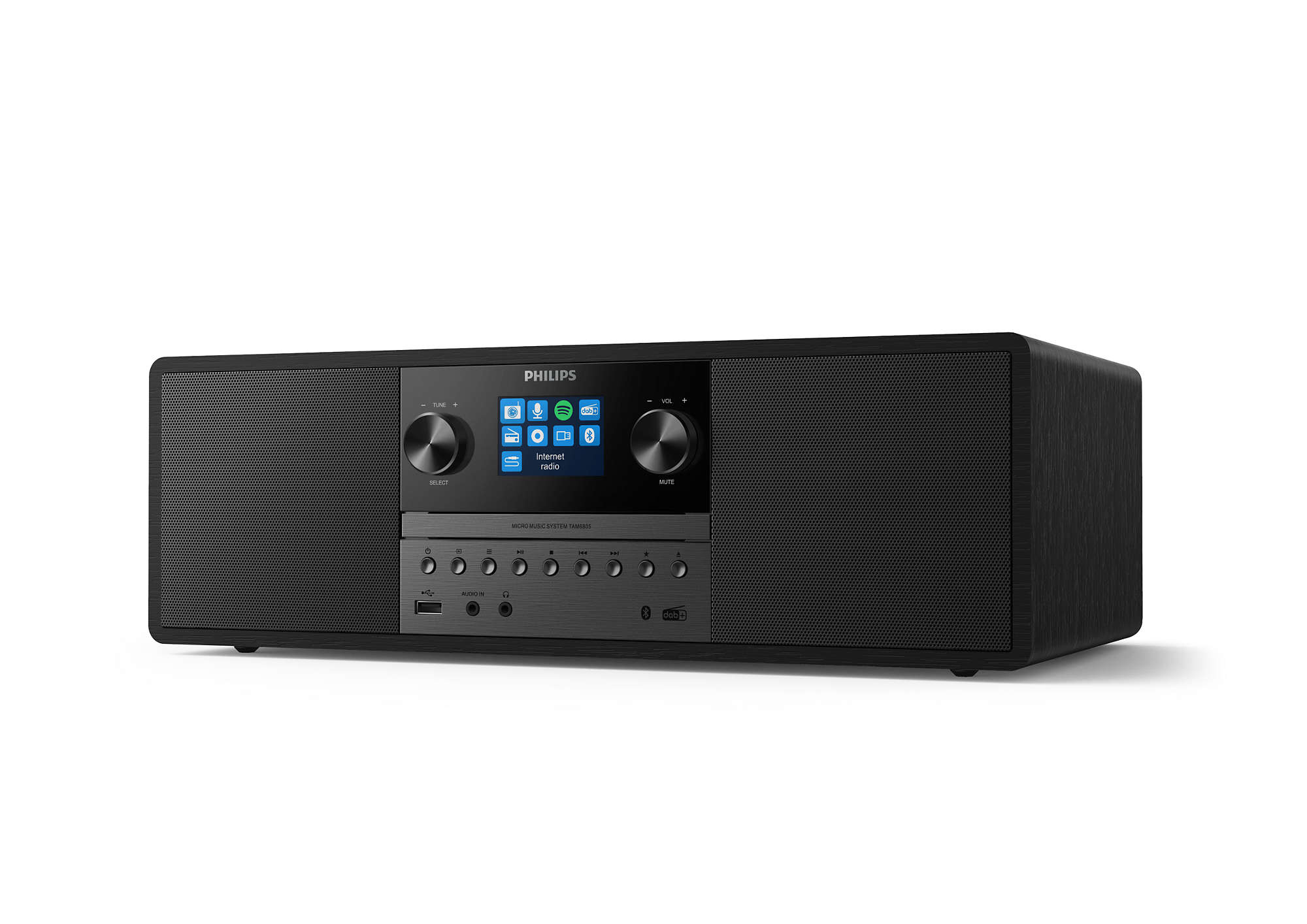 Philips TAM6805/10 ensemble audio pour la maison Système micro audio domestique 50 W Noir