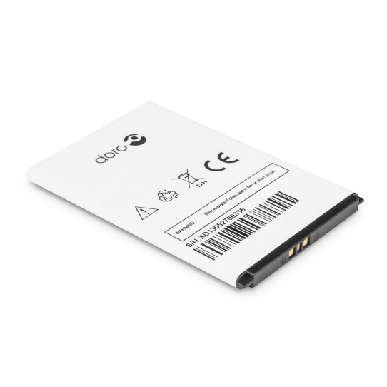 Doro 270-70197 pièce de rechange de téléphones mobiles Batterie Blanc