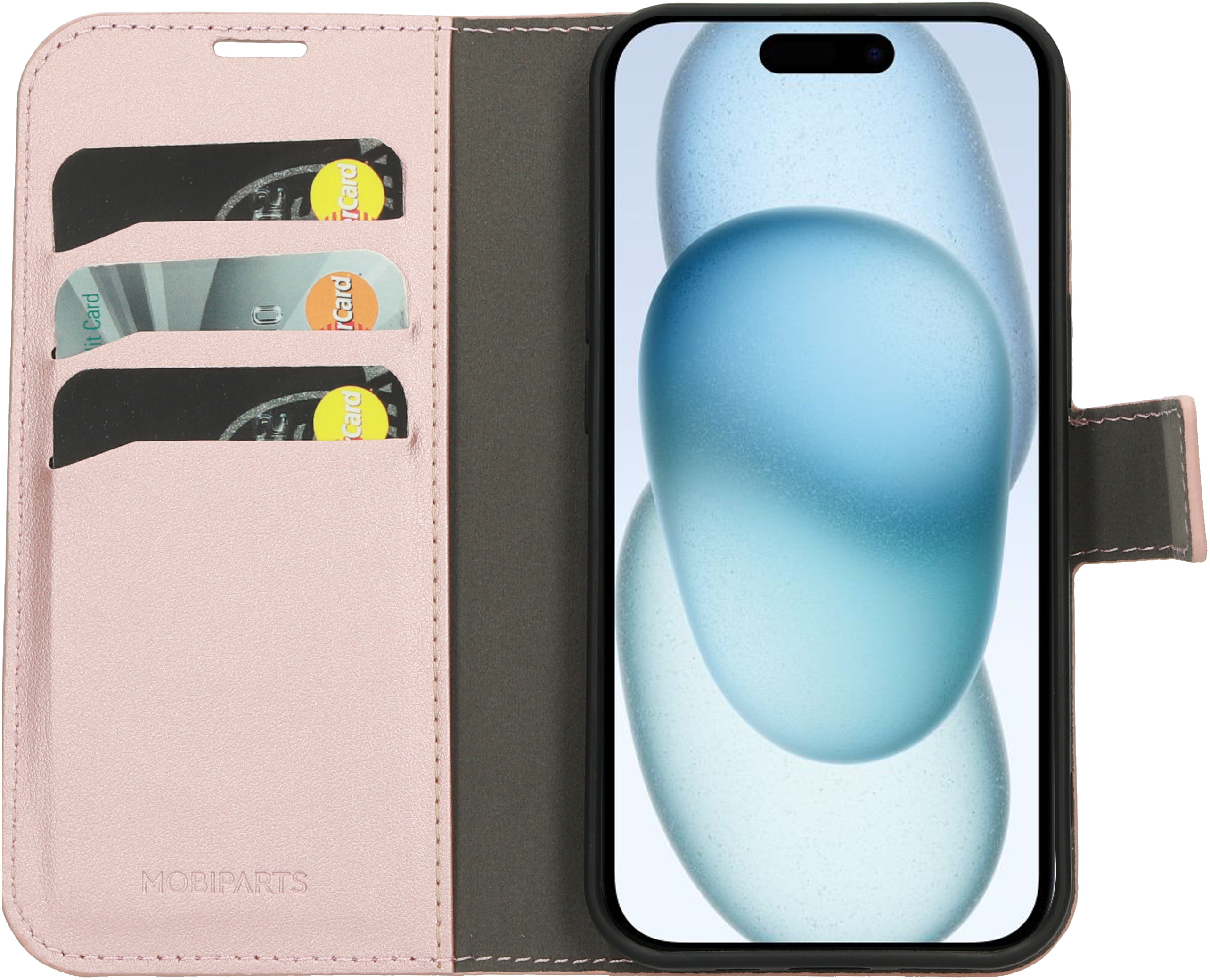 Mobiparts Classic Wallet coque de protection pour téléphones portables 15,5 cm (6.1") Étui avec portefeuille Rose