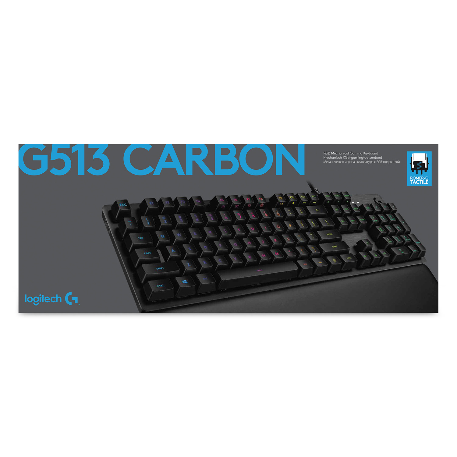 Toetsenbord Logitech G513 CARBON LIGHTSYNC RGB Mechanical Ga