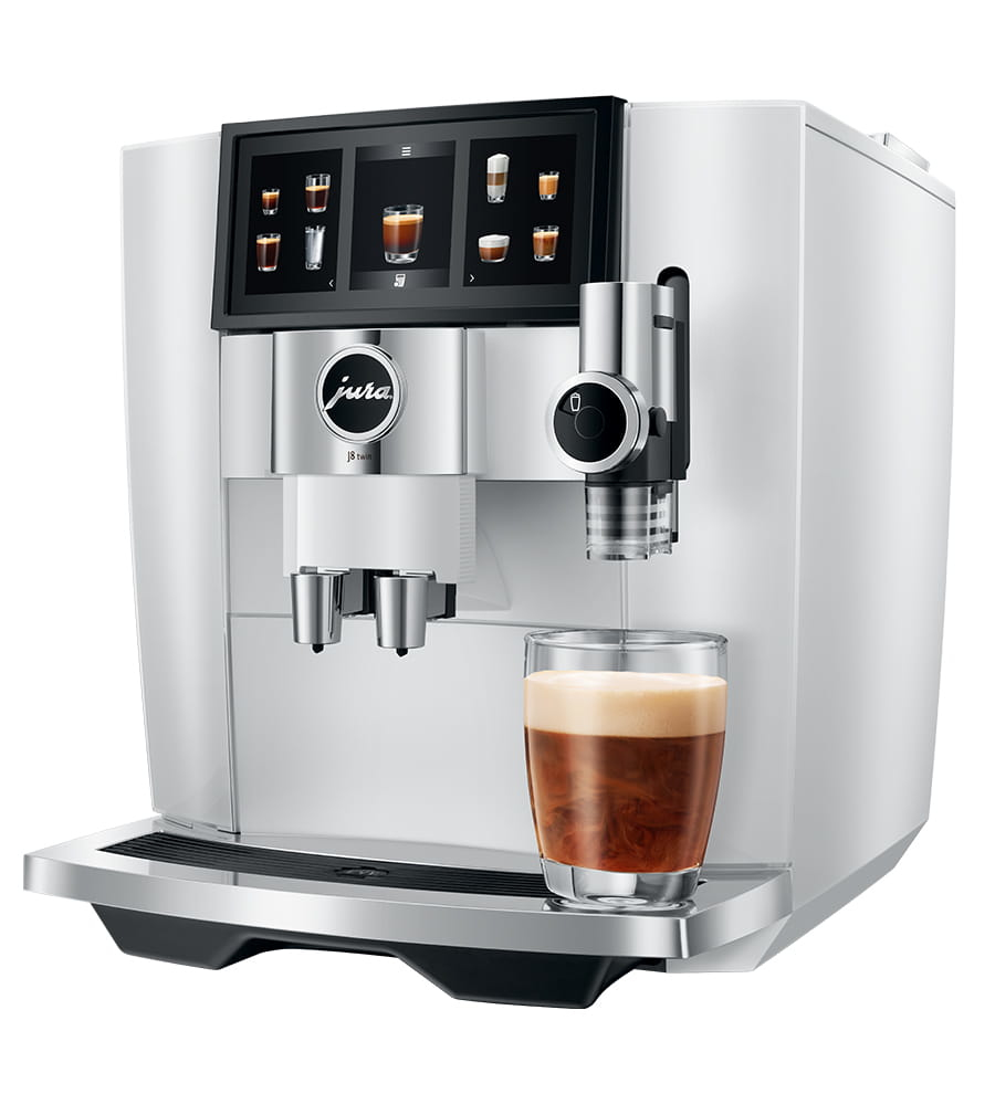 Espresso JURA 15594 J8 Twin Diamond White (EA)