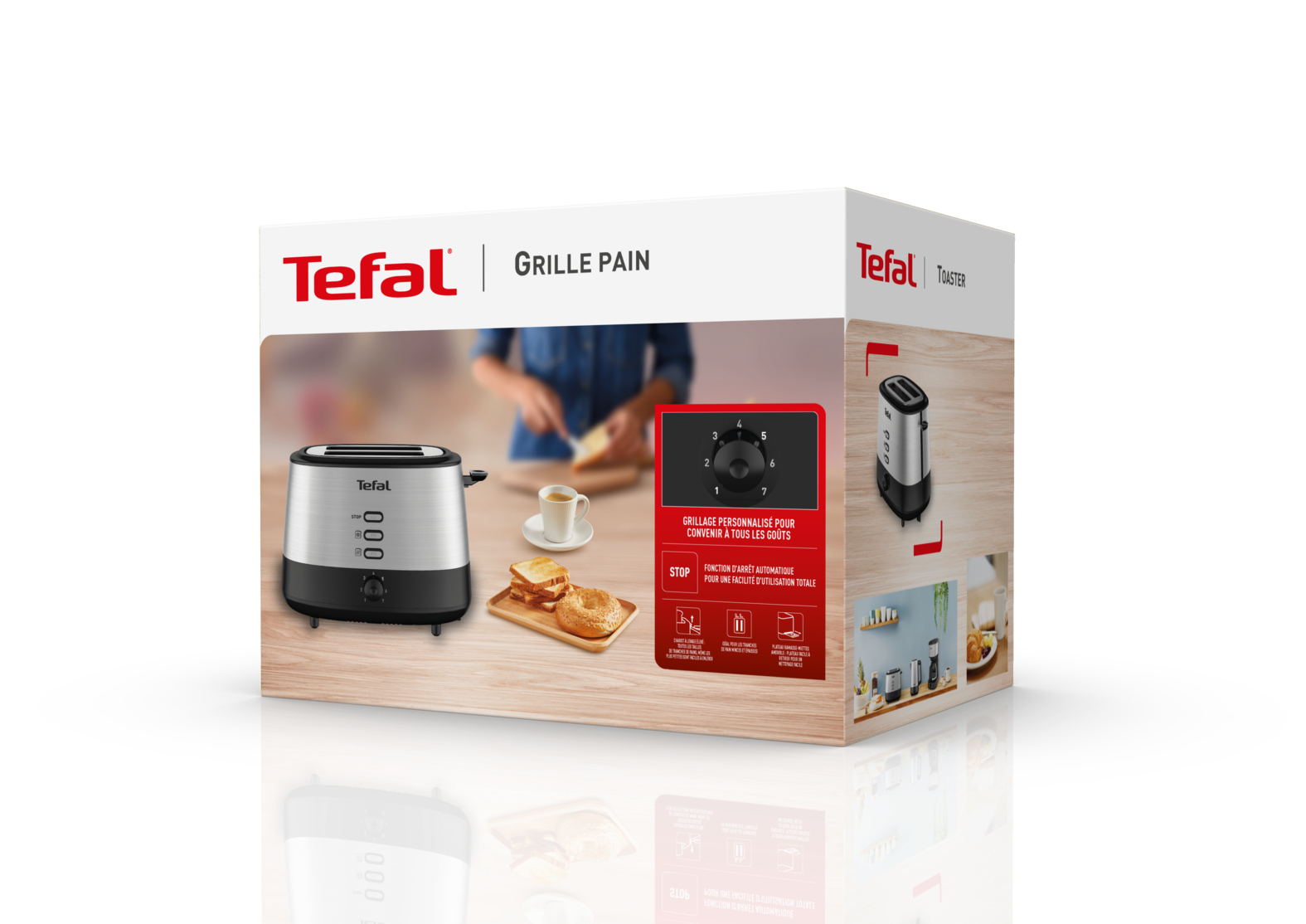 Broodrooster TEFAL TT520D10 Equinox