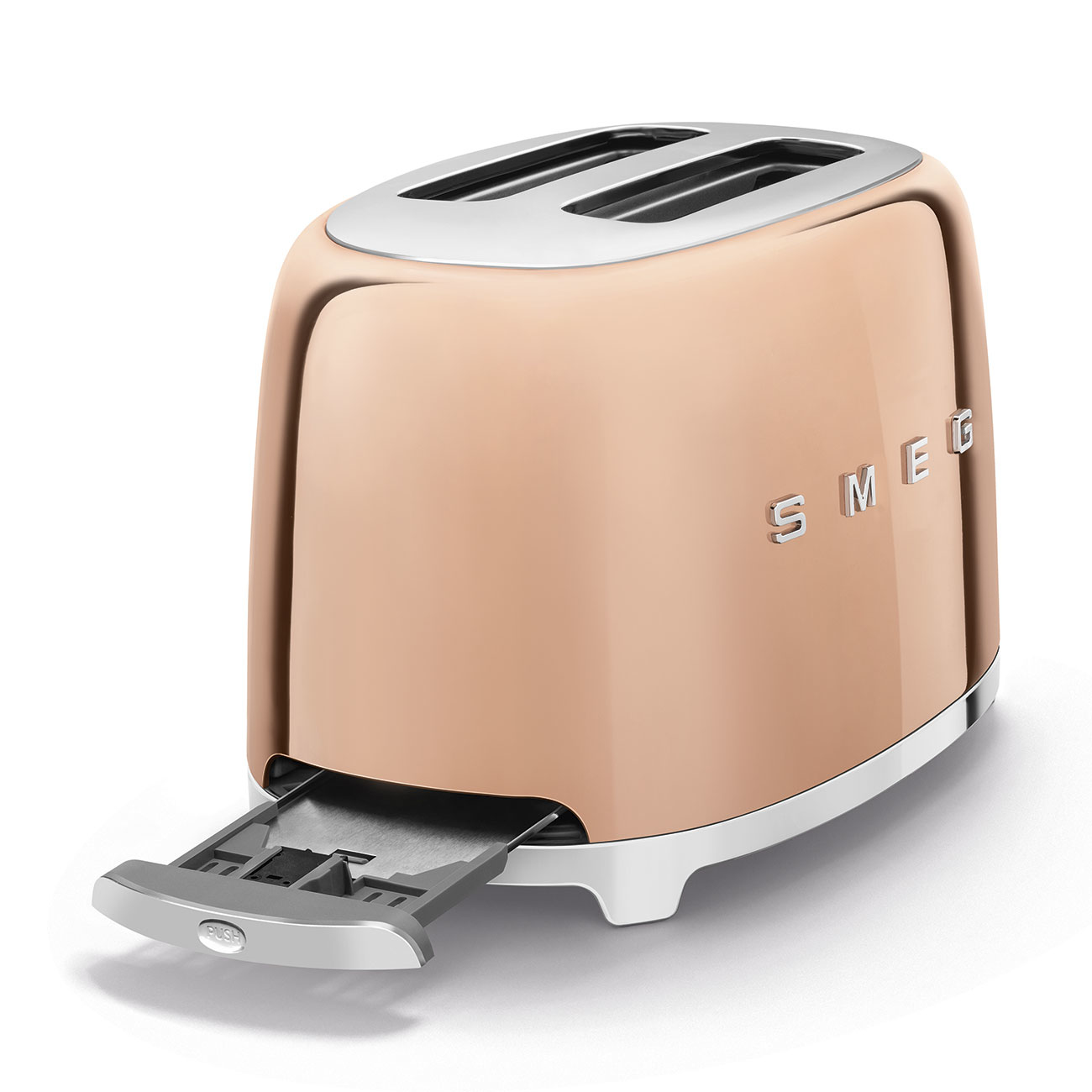 Smeg broodrooster rosé goud TSF01RGEU