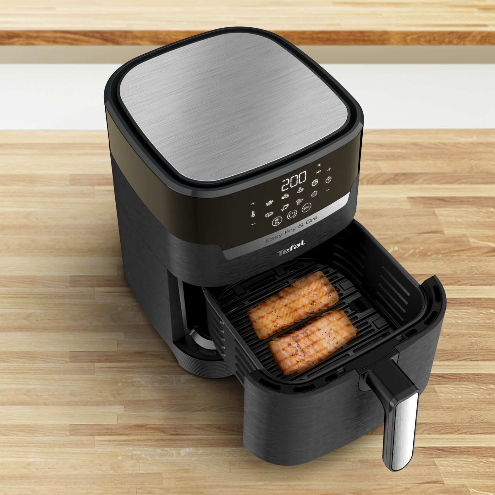 Tefal Easy Fry & Grill EY5058 Unique 4,2 L Autonome 1550 W Friteuse d’air chaud Noir