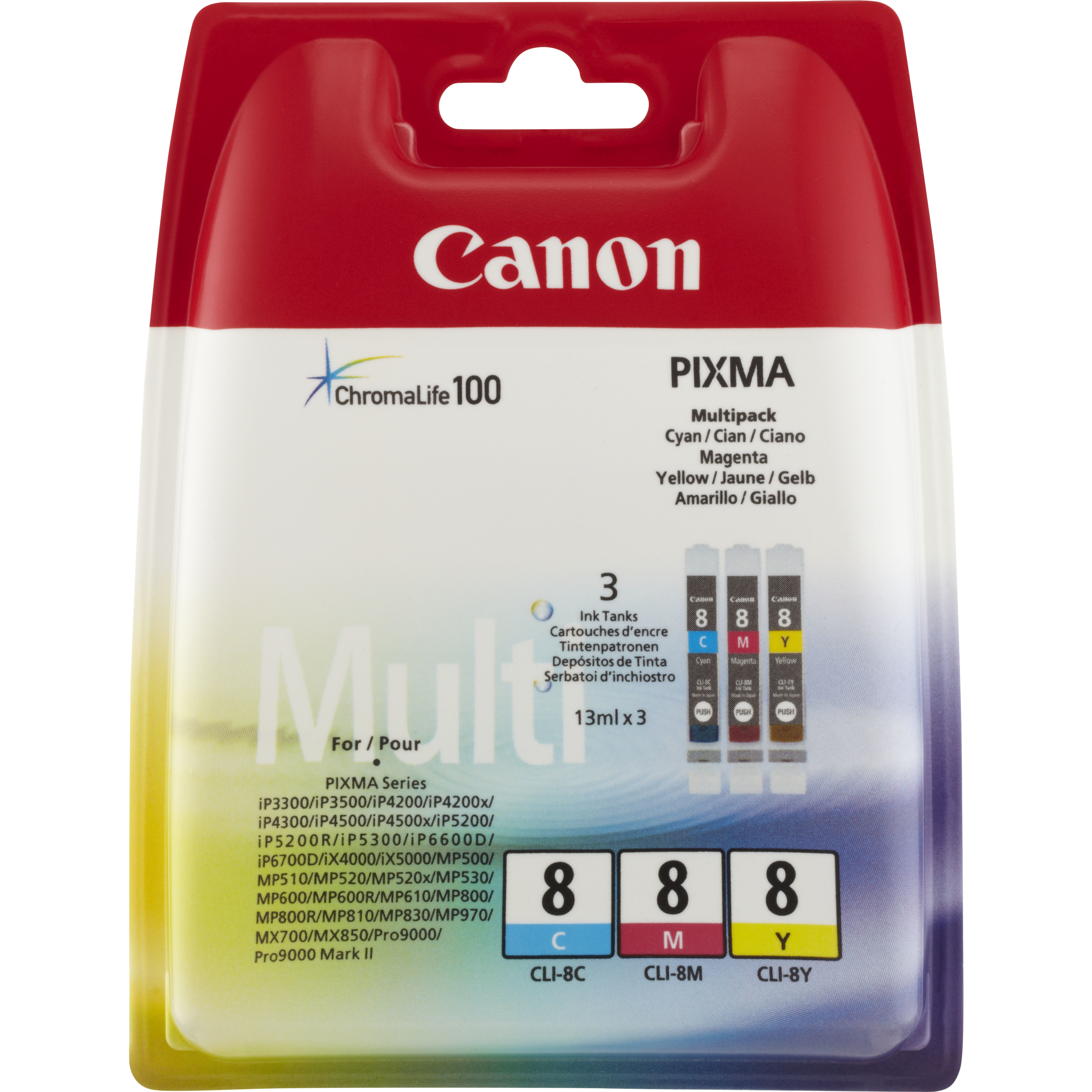 Canon Inktpatroon CLI-8 Multipack