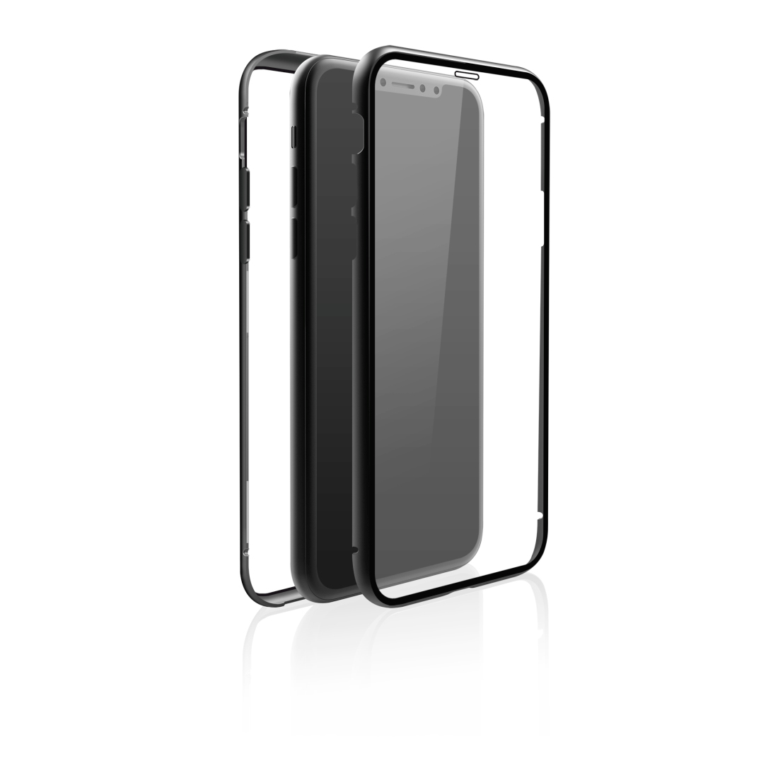 Tas (TEL) Hama Booklet Black Rock Cover Glass iPhone XS