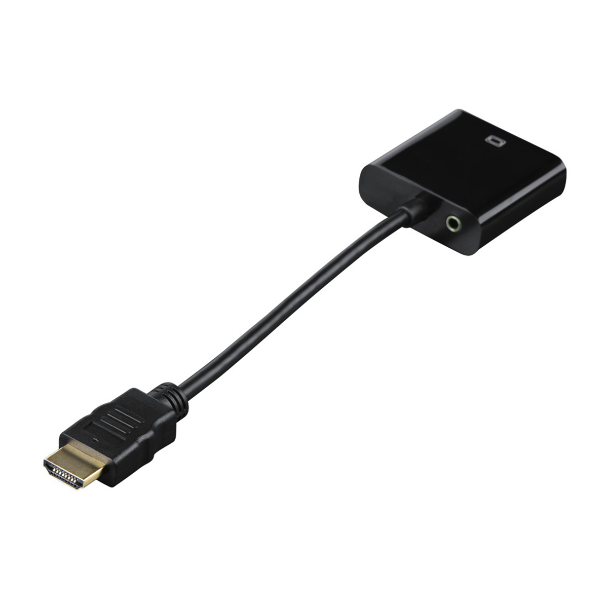 Hama 00054569 video kabel adapter HDMI Type A (Standaard) VGA (D-Sub) + 3.5mm Zwart