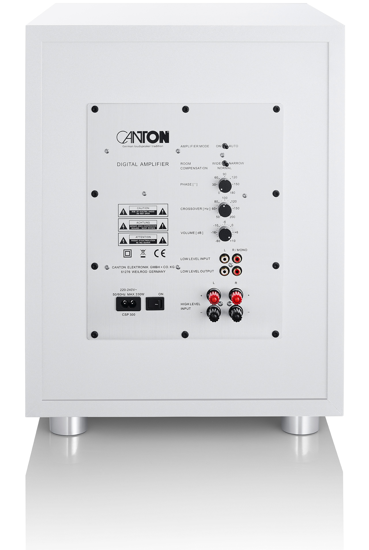 Canton Power Sub 12 Blanc Caisson de basse actif 200 W