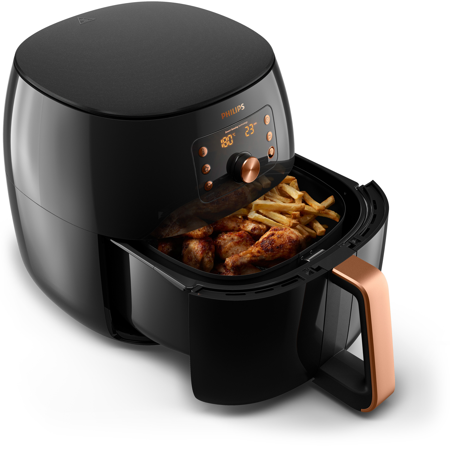 Philips Premium Smart Sensing XXL HD9867/90 Airfryer 7,3L, ajuste durée de cuisson, température