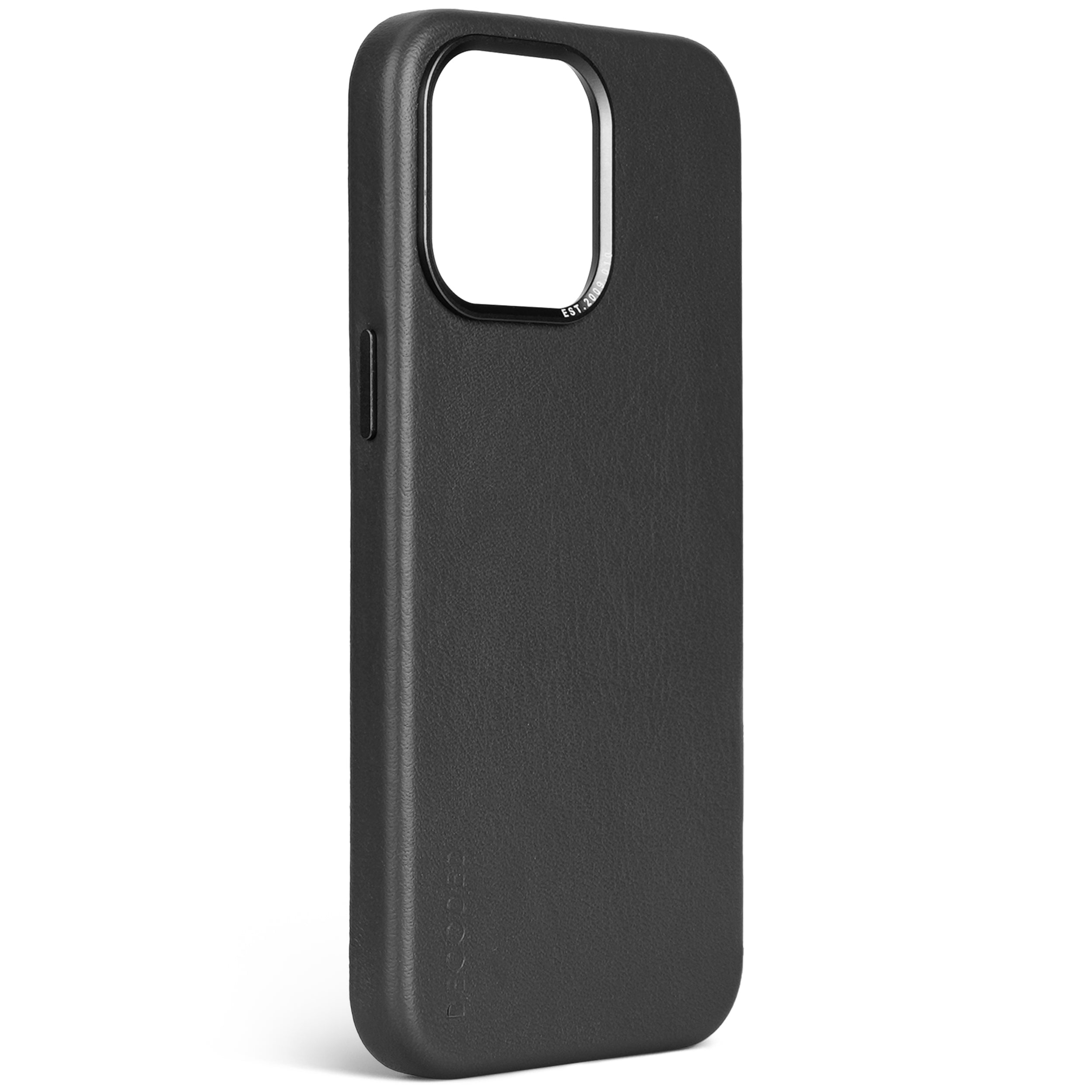 Tas DECODED Leather Backcover iPhone 15 Pro Max Black