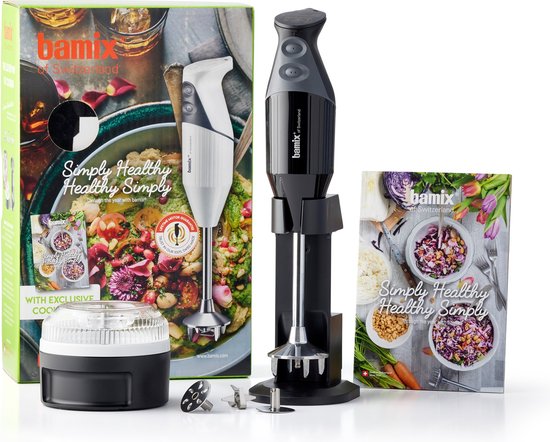 Staafmixer BAMIX 1002.103 Simply Healthy M200 Zwart