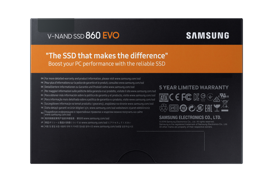 SSD Extern SAMSUNG MZ-76E250B/EU SSD 860 EVO 250GB 2,5"