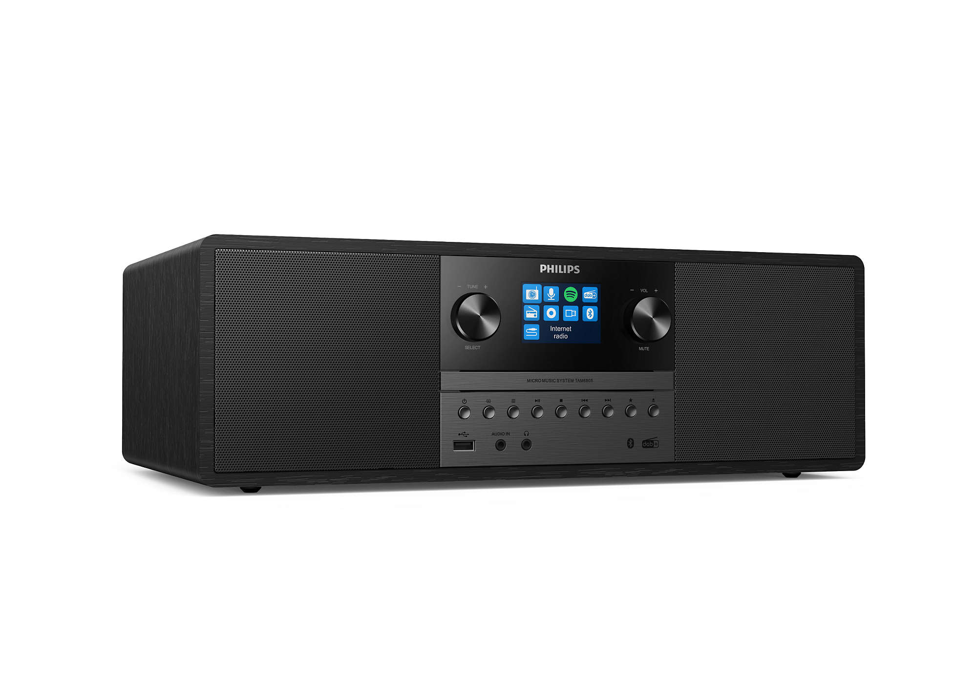 Philips TAM6805/10 ensemble audio pour la maison Système micro audio domestique 50 W Noir