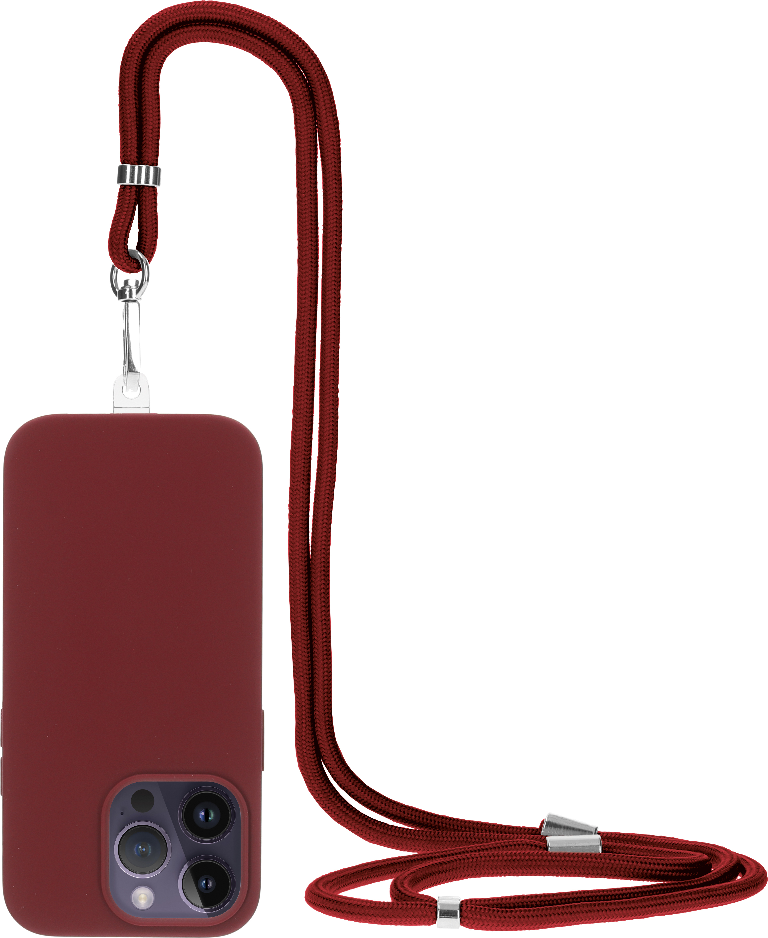 Phone Cord Mobiparts Plum Red