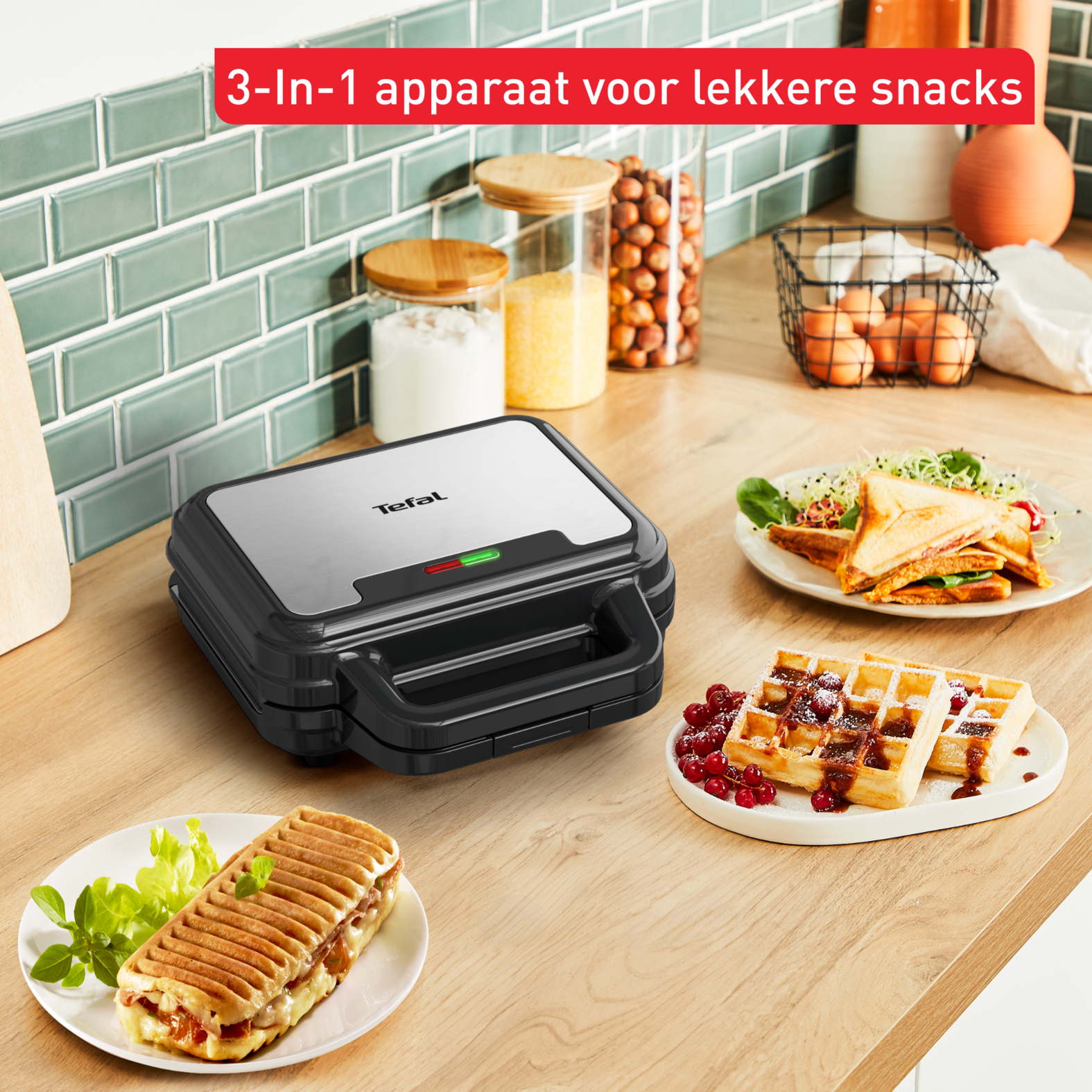 Croque / Wafel TEFAL SW383D10 Ultracompact