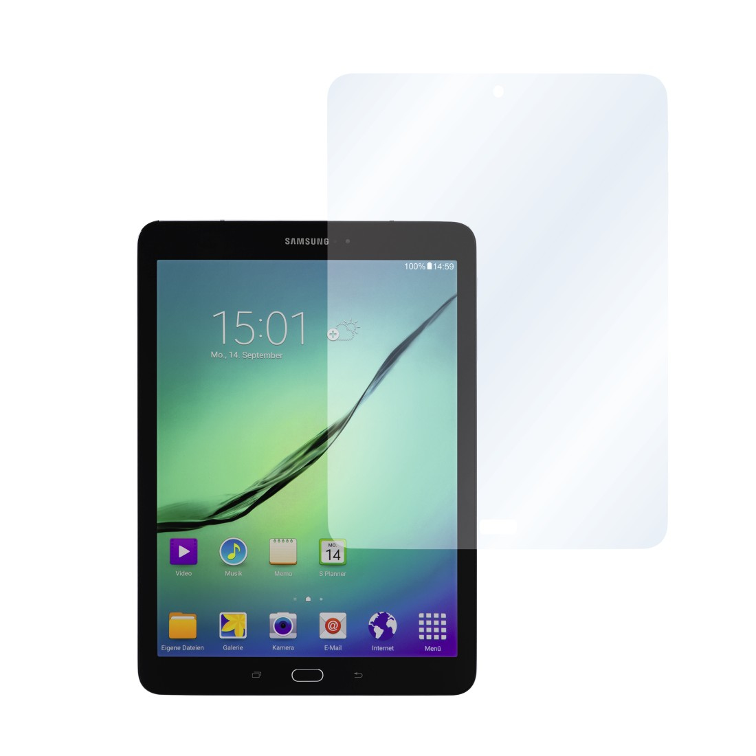 Screen Prot. Hama 134012 glas Premium voor Galaxy tab S3 9.7