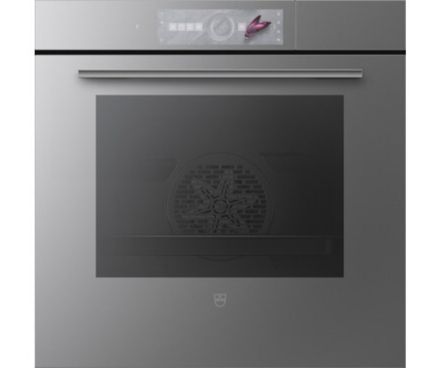 Oven BI VZUG CombairSteamer V2000 60, Platinum spiegelglas