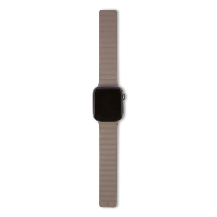 Decoded Apple Watch 42/44/45mm silicone magnetic strap taupe