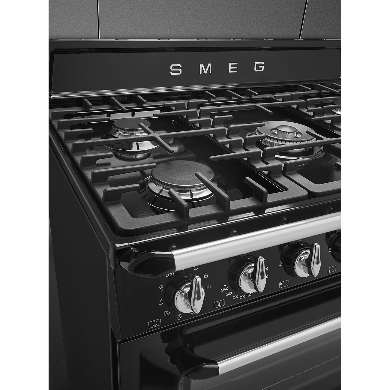 Gasfornuis SMEG Kookcentrum TR90BL9 5 branders / 90 cm