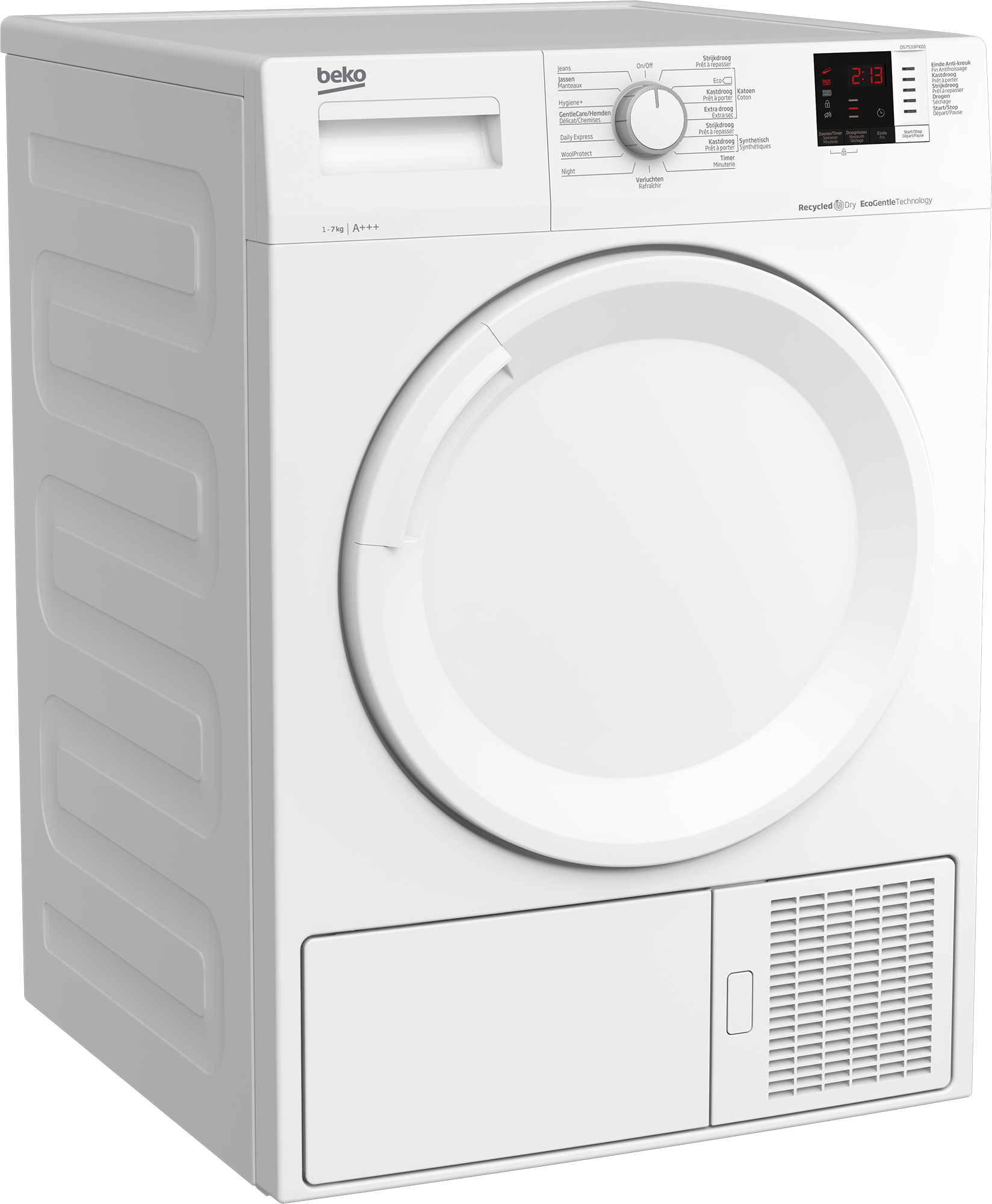 Beko DS7533PX01 wasdroger Vrijstaand Voorbelading 7 kg A+++ Wit