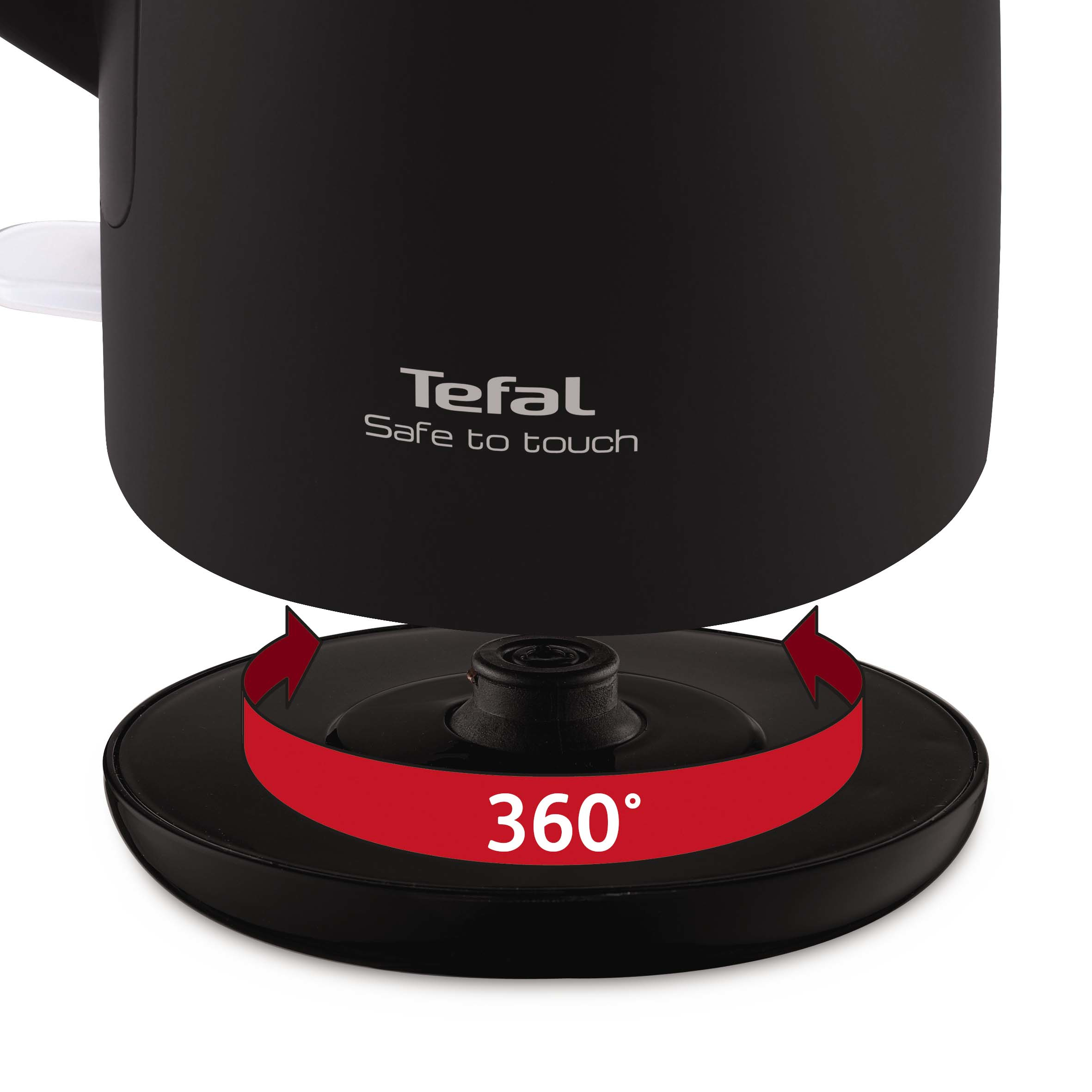 Waterkoker TEFAL KO3718 Safe To Touch Mat zwart