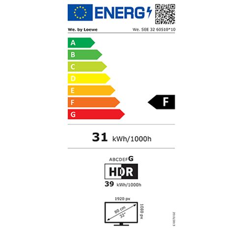 TV LED We by Loewe SEE 32 Aqua Blue