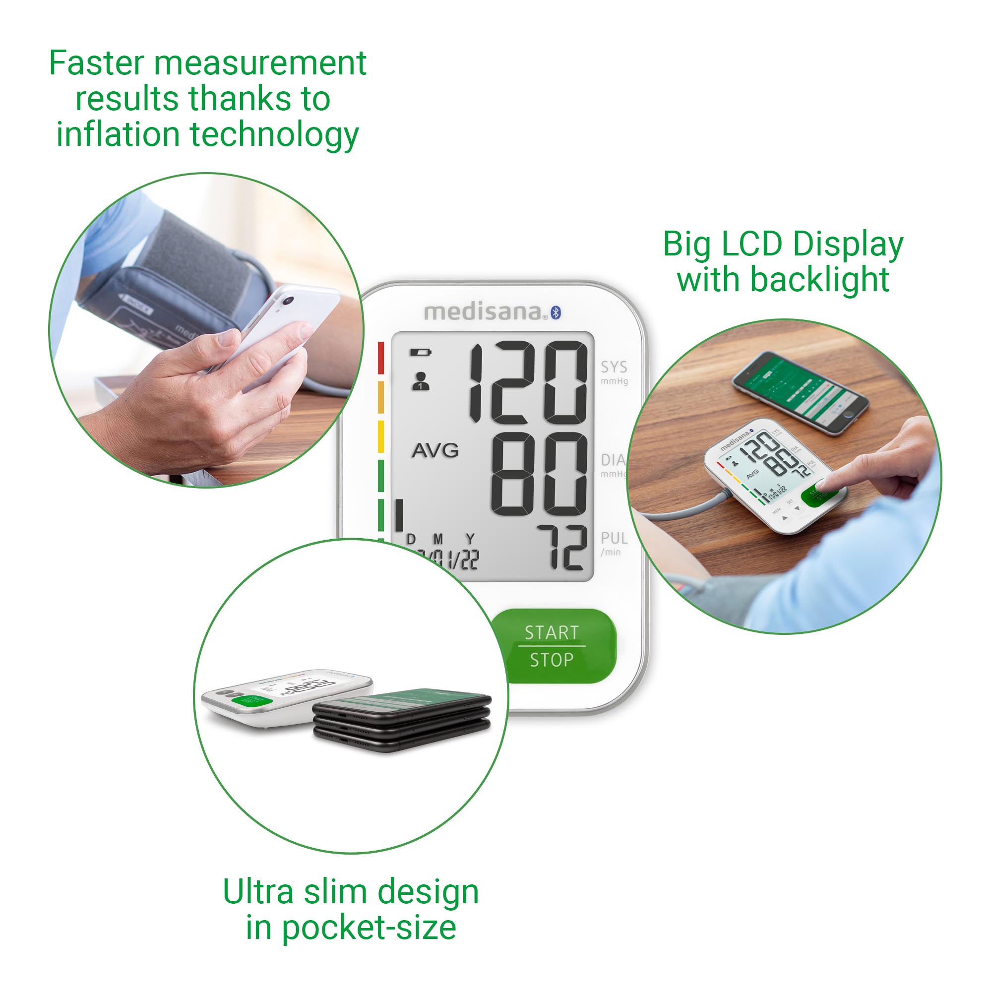 Medisana bovenarm bloeddrukmeter 51206