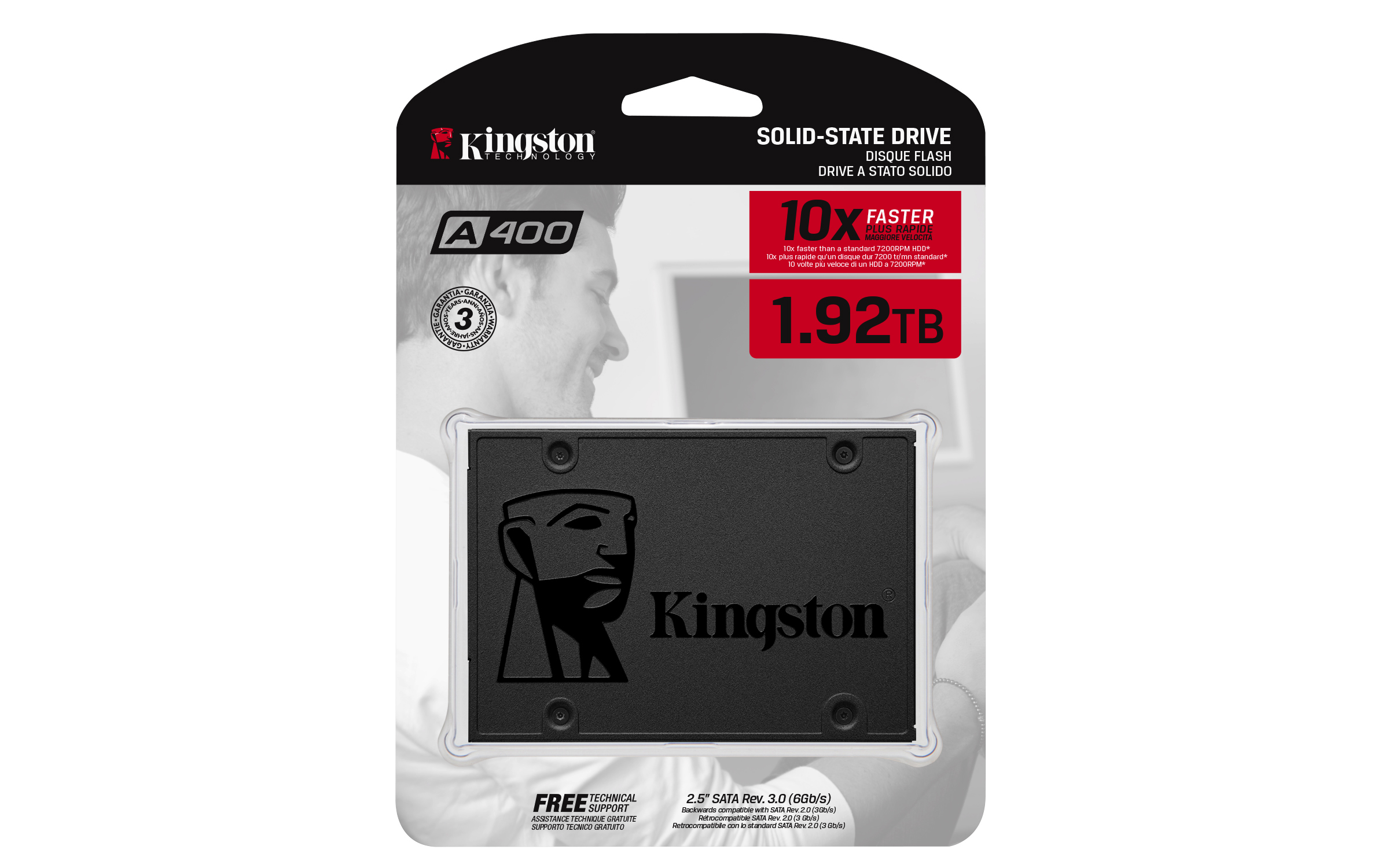 SSD Intern Kingston Technology 1920GB A400 SATA3 2.5 SSD 7mm