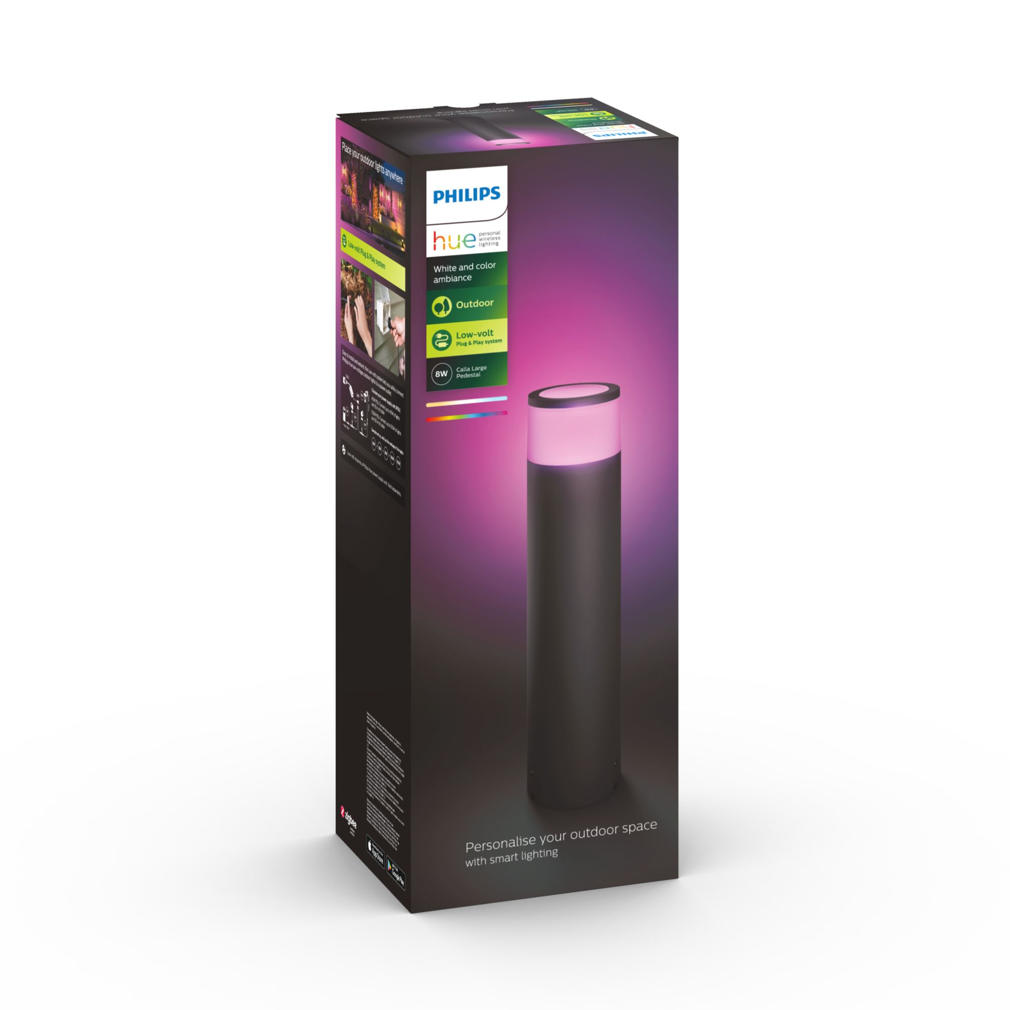 Philips Hue White and Color ambiance Calla Large sokkellamp