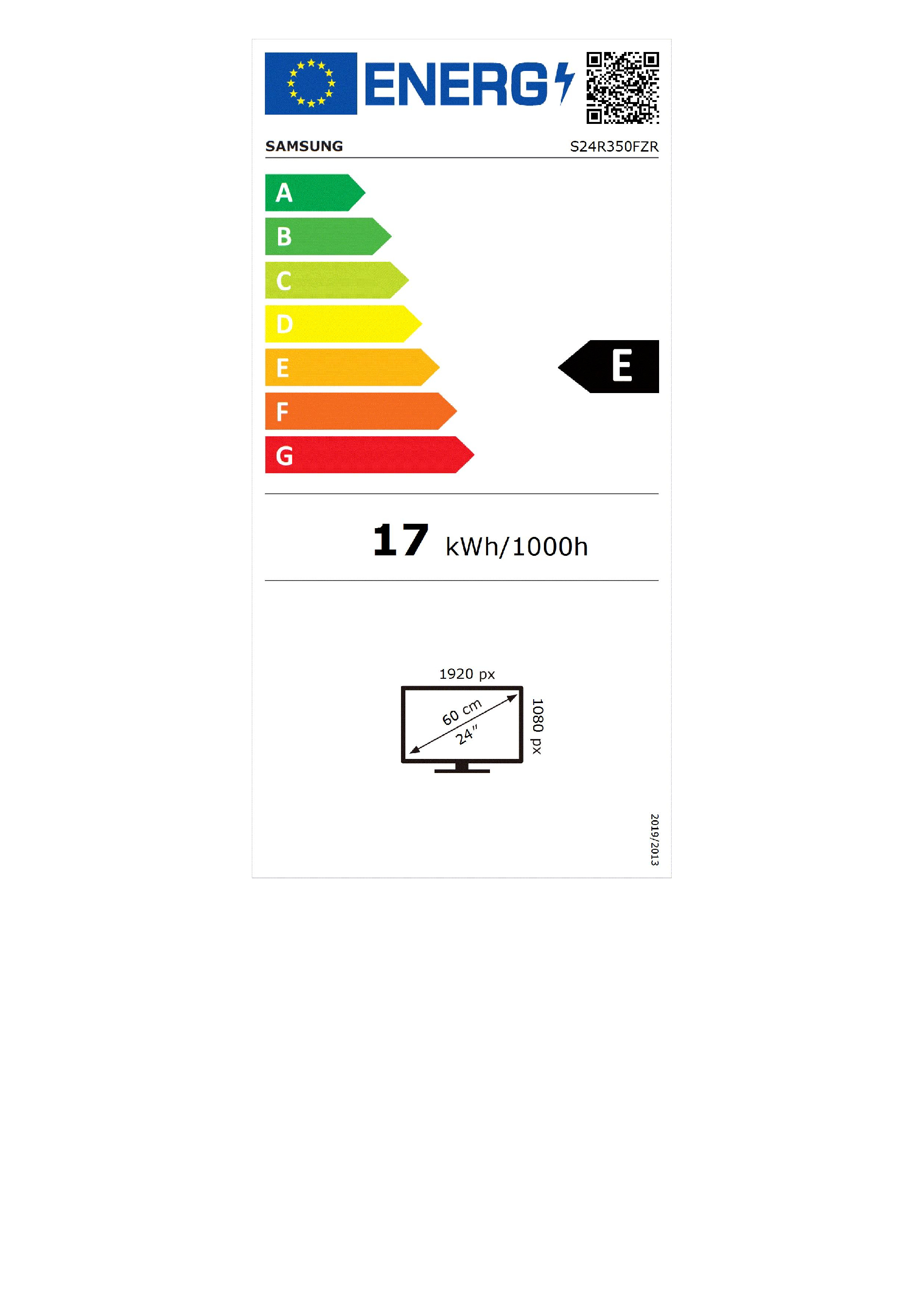 Samsung Monitor LS24R350FZRXEN