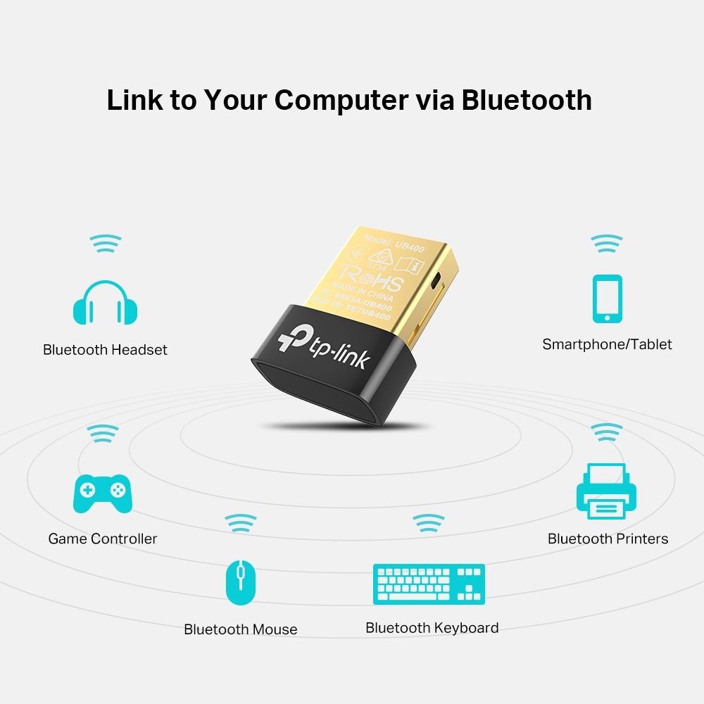 Bluet.Adap. Tp-Link Bluetooth 4.0 Nano USB Adapter  Nano Siz