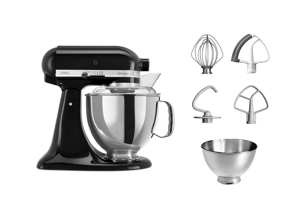 Keukenrobot KITCHENAID 5KSM175PSEOB Onyx Black 4,8L