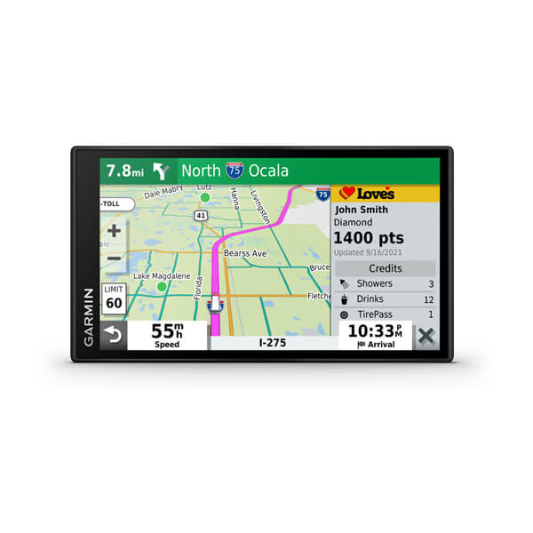 Garmin DEZL LGV610 EU navigateur Fixé 15,2 cm (6") TFT Écran tactile 176 g Noir