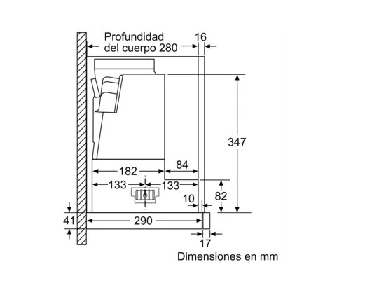 Dampkap SIEMENS LI97SA531 / telescopisch / 90cm / inox