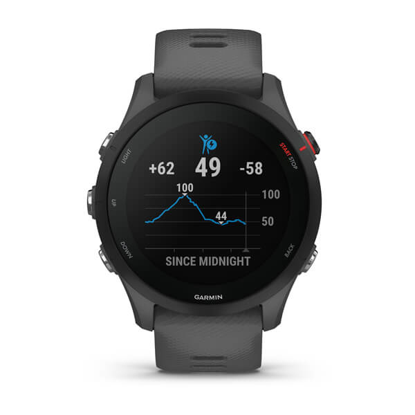 Sportwatch Garmin Forerunner 255 leigrijs/zwart