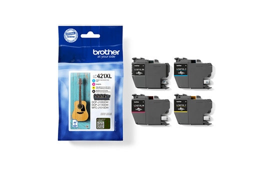 Inktcartridge BROTHER LC-421XLVAL voordeelpack