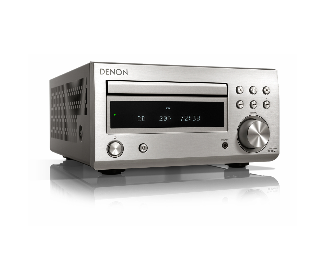 Microketen Denon D-M41DAB zilver/zwart