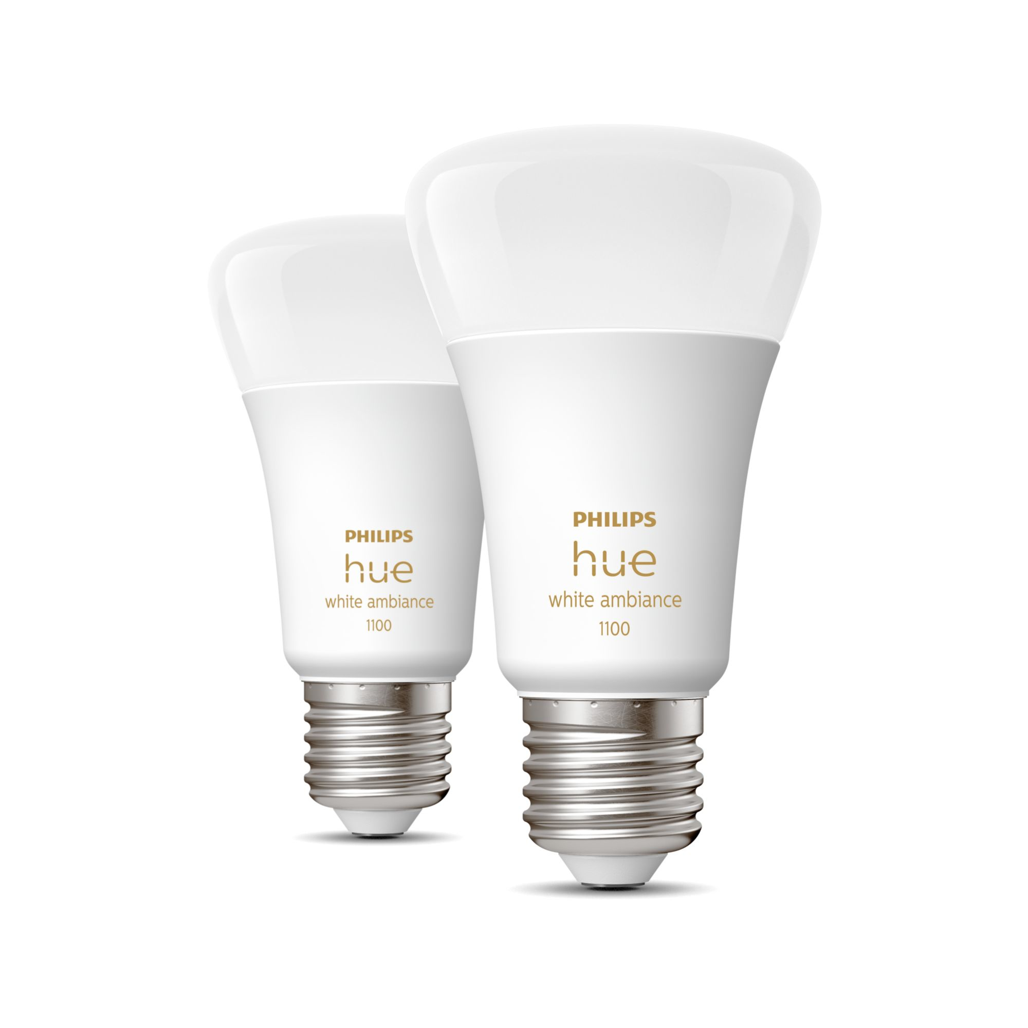 Lamp PHILIPS HUE White Ambiance E27 1100L 2-Pack