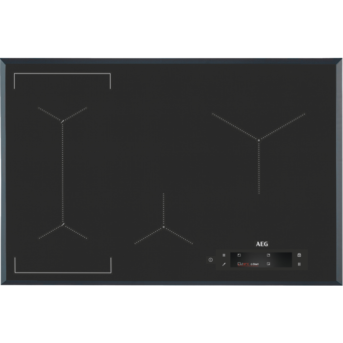 AEG IAE84881FB Zwart Ingebouwd 80 cm Inductiekookplaat zones 4 zone(s)