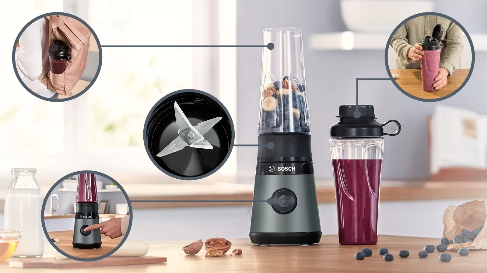 Bosch blender 1200w MMB2111S