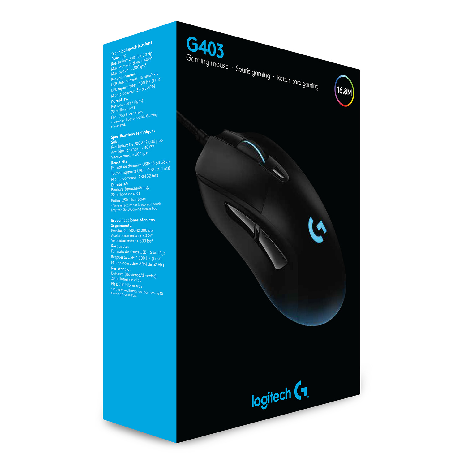 Logitech g403 hero gaming mouse