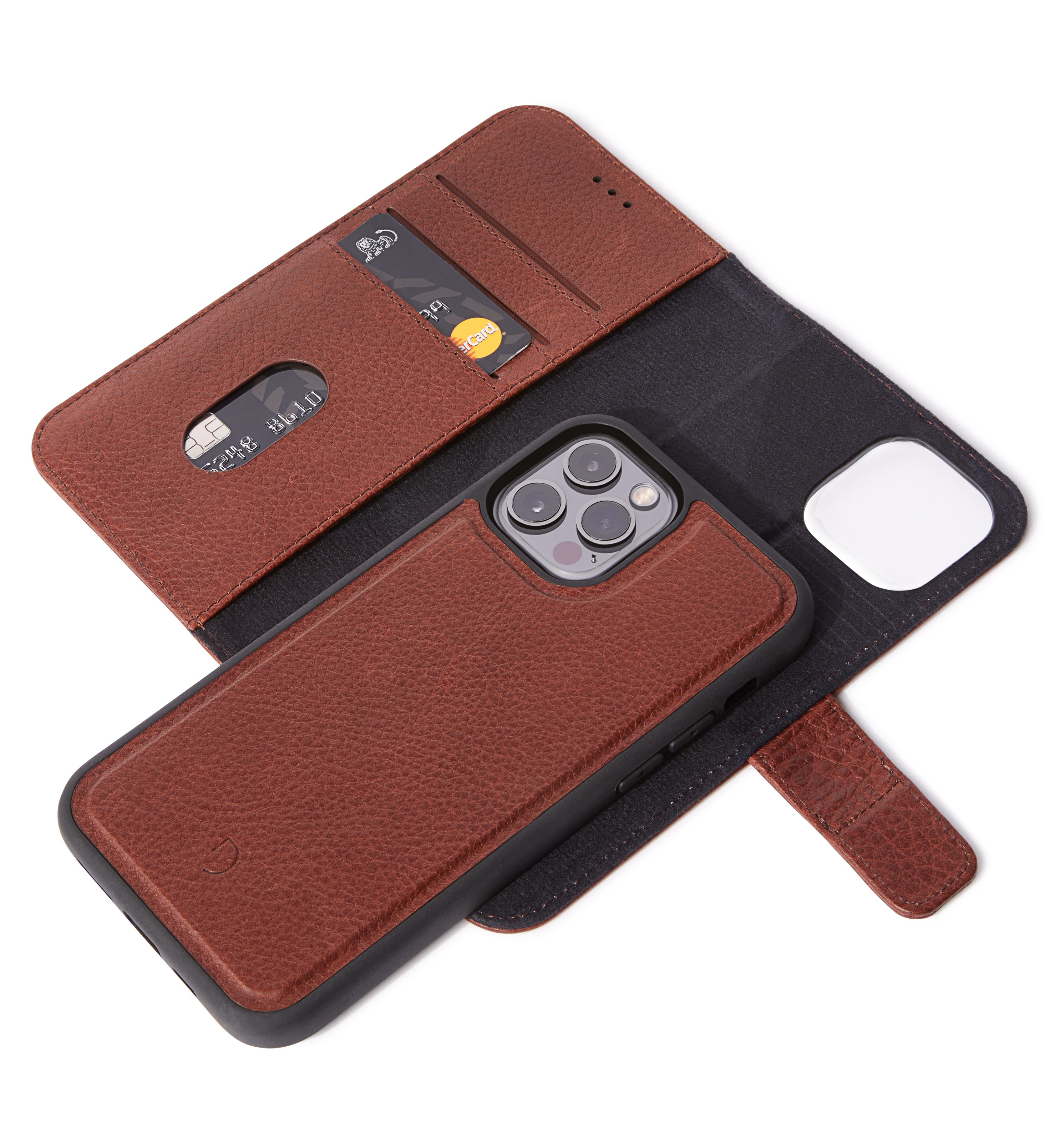 Tas DECODED Detachable Wallet Brown - iPhone 12 / Pro